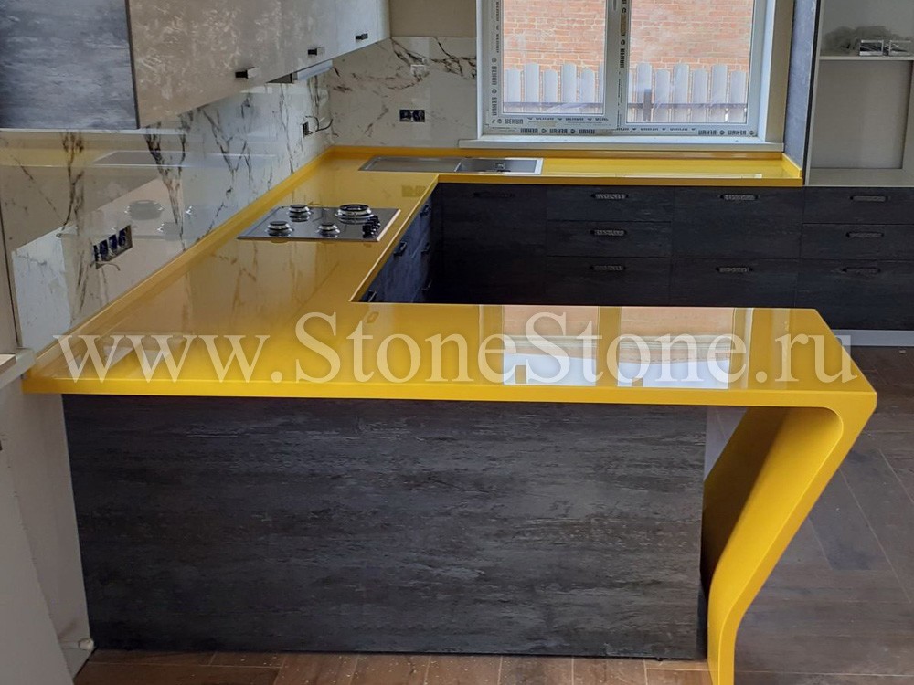 ���������� �� �������������� ����� Hi-macs S26 Bannana